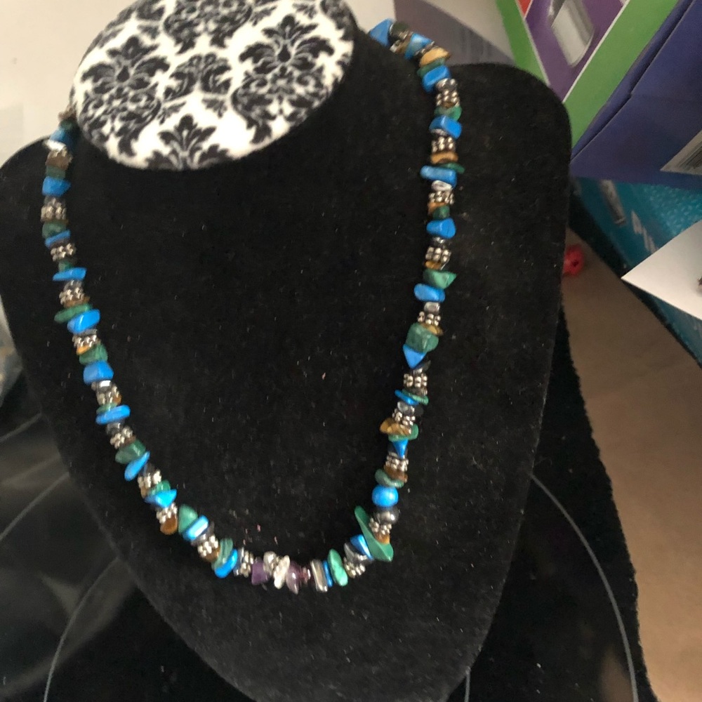 Chip Rock Necklace Made By Me- 420 $25 FIRM